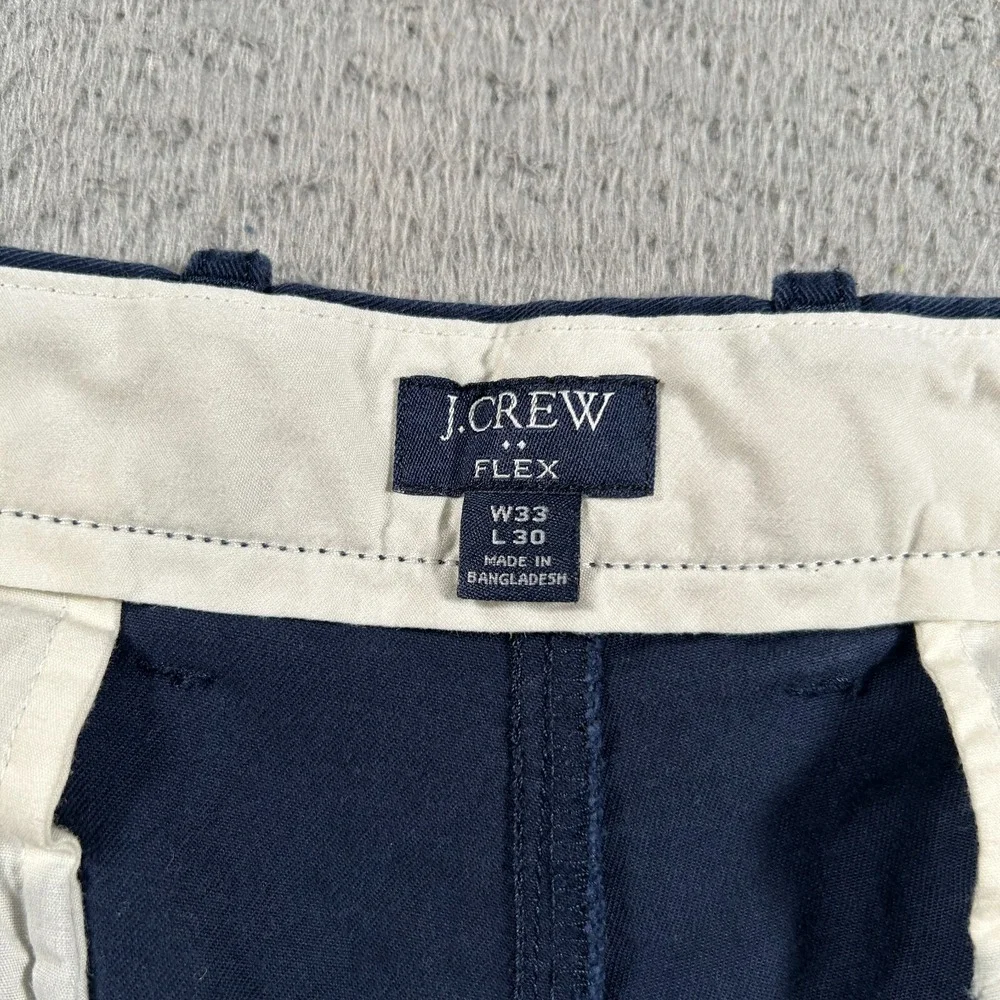 J Crew Chino Pants‎ Mens 34x28 Blue Staight Leg Preppy Everyday Golf Casual